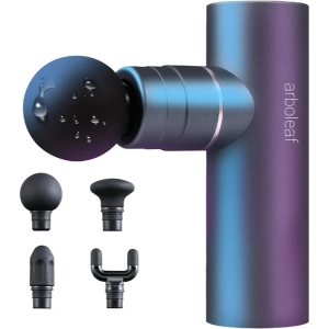 mini pistola de masajes arboleaf gris