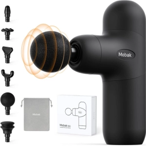 pistola de masajes mebak mini color negro